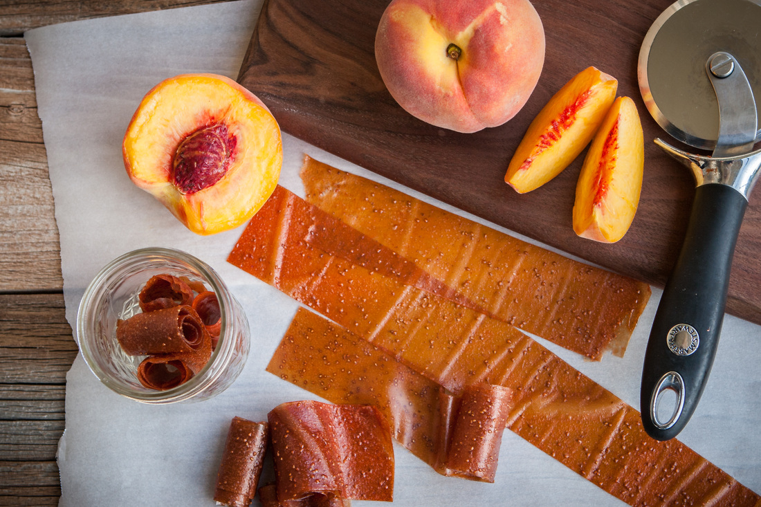 Strawberry Peach Fruit Leather